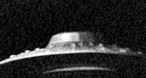 Majestic 12, top secret UFO saucer AI Generated image