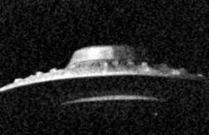 Majestic 12, top secret UFO saucer AI Generated image