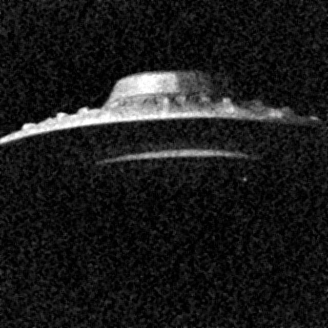 Majestic 12, top secret UFO saucer AI Generated image